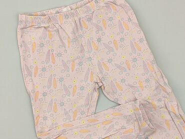 biała sukienka dziewczynka: Leggings for kids, 4-5 years, 104/110, condition - Good