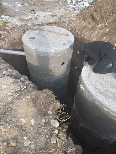 Железобетонные (ЖБИ) кольца для септика: Железобетонное (ЖБИ) кольцо для септика Размер: 150 x 90 x 9 см, Платная установка, В розницу — 2