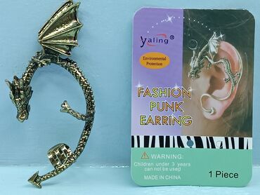 Серьги: Кафф (серьга) ДРАКОН Кафф – это серьга, которая сочетает в себе — 9