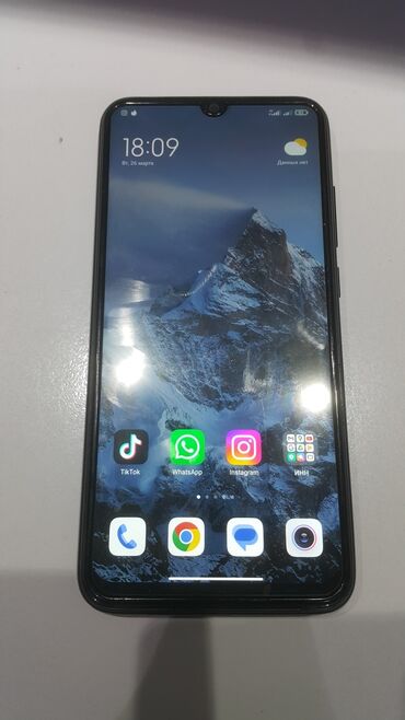 not 4: Xiaomi, Redmi Note 8, Б/у, 64 ГБ, цвет - Черный, 2 SIM