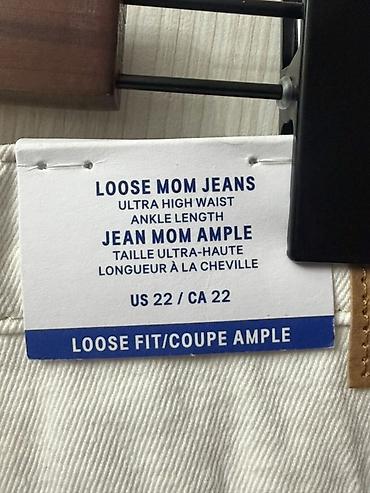 томми мол: Джинсы, Мом, H&M, Высокая талия, XL, 5XL, 2XL — 3