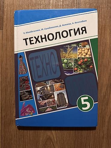 Книги и журналы: Учебник «Технология. 5 класс» Авторы: Ч. Мамбетаалиев, Ж — 1