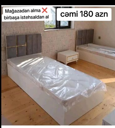 Çarpayılar: Yeni, Təknəfərlik çarpayı, Bazalı, Matras ilə, Siyirməsiz — 10