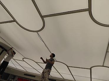 Натяжной потолок: Натяжной потолок Матовое Монтаж — 8