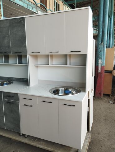 куханый шкаф бу: Ашкана гарнитуру, Жаңы, ДСП, Акысыз жеткирүү