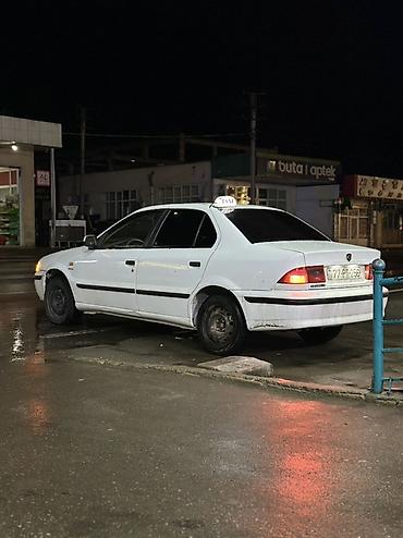 авто азербайджан: İran Khodro Samand LX sedan - Kuzov: 4 qapılı, ağ rəng, arxa və ön — 3
