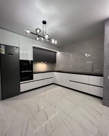 Sifarişlə mətbəx mebeli: Sifarişlə mətbəx dəsti, Özü çəkən petlələr, MDF, Kredit yoxdur, Pulsuz çatdırılma — 15