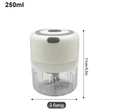Blenderlər: **Məhsul adı:** RZSYZH 250 ml Avtomatik Doğrama Funksiyalı Elektrik — 4