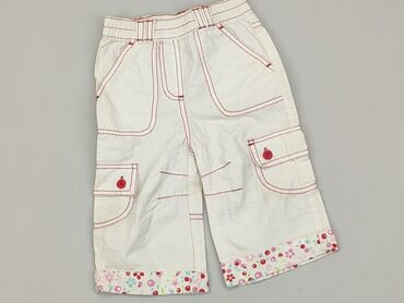 Materiałowe: Niemowlęce spodnie materiałowe, 6-9 m, 68-74 cm, George, stan - Dobry
