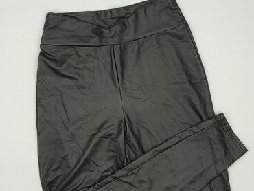 buty na koturnie z futerkiem: Shein, Leggings Eco-leather for women, size S