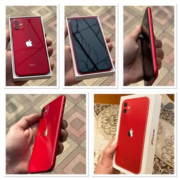 azerbaycan iphone 11 fiyatları: IPhone 11, 64 GB, Qırmızı, Face ID, Sənədlərlə