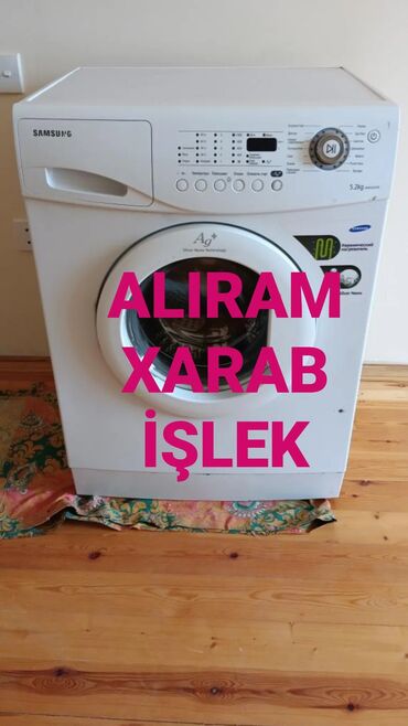 maşın çıxol: Paltaryuyan maşın 5 kq, İşlənmiş, Ünvandan götürmə