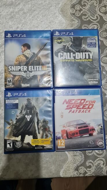 plata ddr2: PS4 oyun diskləri Destiny cızıqsız digerlerinin cızıqları var