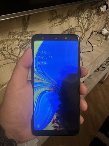 Audio: Samsung Galaxy A7 2018, rəng - Qara, Sensor