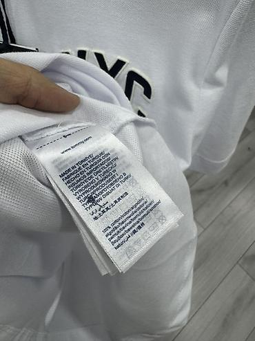 tommy helfiger: Мужская футболка, S, M, L, Tommy Hilfiger, Новый, цвет - Белый, Самовывоз — 4