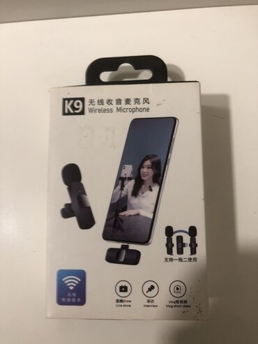 Adapterlər: K9 Wireless Microphone – ikili simsiz yaka mikrofonu dəsti
