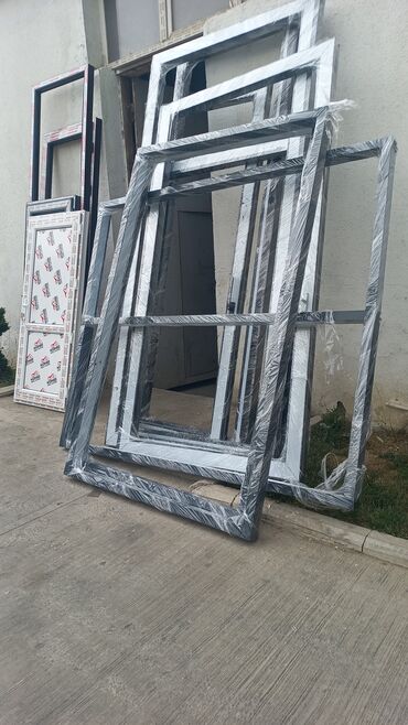 Plastik qapılar: Yeni Plastik qapı Çərçivə ilə, Zəmanətli, Pulsuz quraşdırma, Pulsuz çatdırılma, Rayonlara çatdırılma — 2