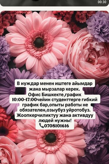 работа в бишкеке для девушек без опыта: Ищем ответственных и активных людей, женщин и мужчин, для работы в