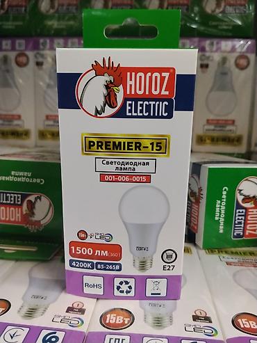 Лампочки: Светодиодная лампа Horoz Electric PREMIER-15. Модель предназначена — 3