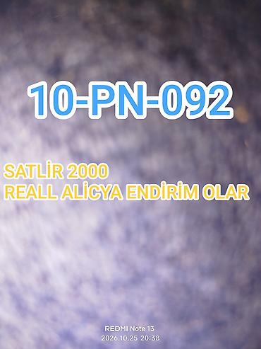 kiriditle masin: Nömrə: 10-PN-092 - Nömrə kombinasiyası: 10-PN-092 (PN seriyası) - — 1