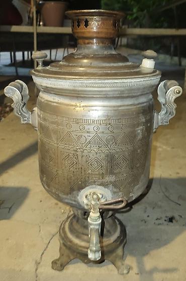 старый самовар: Старинный самовар, 1952 год, Медь, Состояние: Хорошее — 2