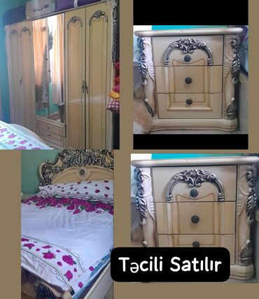 İkinəfərlik çarpayı, Dolab, Termo, 2 tumba, İşlənmiş