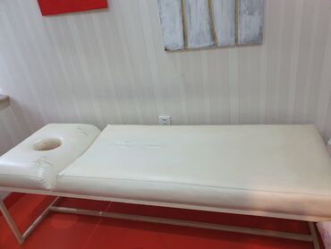 балконная мебель: Gözəllik salonu avadanlıqları dəsti - Masaj/Müalicə çarpayısı: ağ