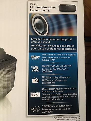 philips 639: Philips CD Soundmachine – portativ musiqi sistemi Xüsusiyyətlər: - — 4