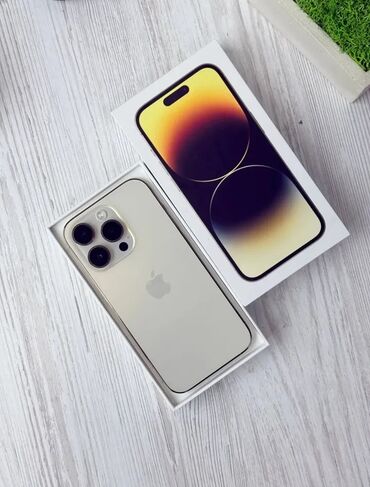 Миски: IPhone 14 Pro Max, 256 ГБ, Natural Titanium, Гарантия, Face ID, С документами