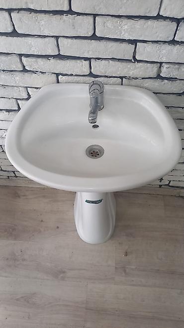 Çanaqlar, tülpanlar: Ayaqüstü lavabo – SEYAL - Material: sanitar porselen - Rəng: ağ - — 2