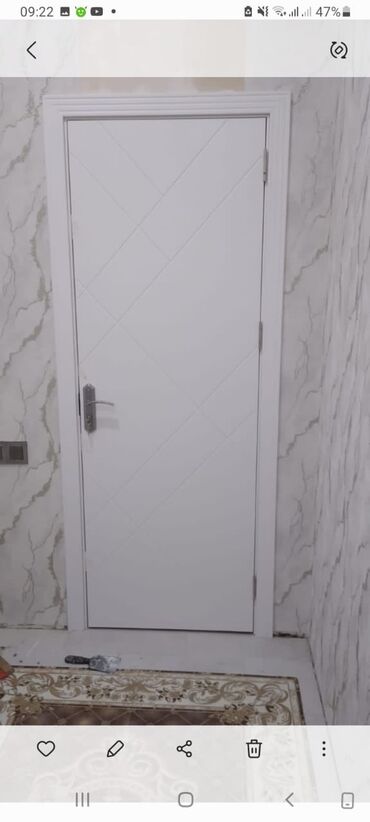 Otaq qapıları: Yeni Otaq qapısı Zamok və çərçivə ilə, Zəmanətli, Pulsuz quraşdırma, Pulsuz çatdırılma, Ödənişli çatdırılma, Rayonlara çatdırılma — 19