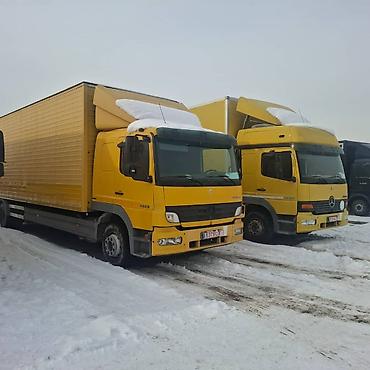 atego 1224: Грузовой автомобиль Mercedes-Benz Atego 1229 (желтый — 2