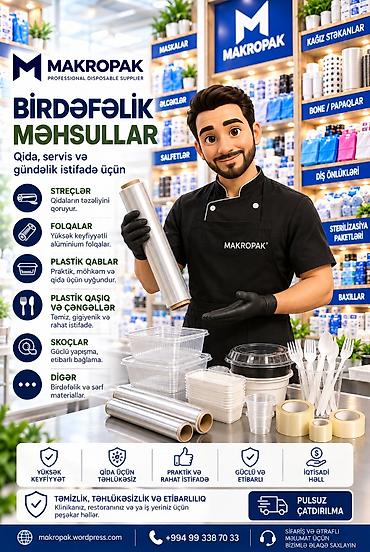 marka az: 📦 MAKROPAK — Birdəfəlik məhsullar, gündəlik ehtiyaclar üçün etibarlı — 1