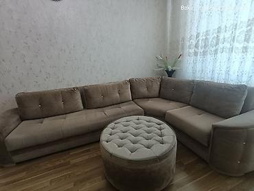 Divan və masa dəstləri: İşlənmiş, Künc divan, Qonaq otağı üçün, Açılmayan — 2