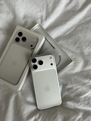 аифон 17 про: IPhone 17 Pro Max, Новый, 512 ГБ, Серебристый, Зарядное устройство, Чехол, Коробка, 100 % — 1