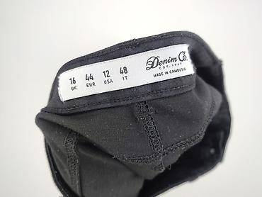 szerokie spodnie pull: Denim Co, Spodnie materiałowe damskie, rozmiar XL — 4