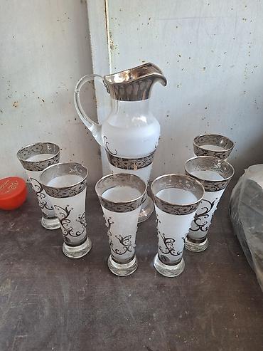 İçki üçün qablar: Rəng - Ağ, Şüşə, 7, 2,5 bucket volume l — 3