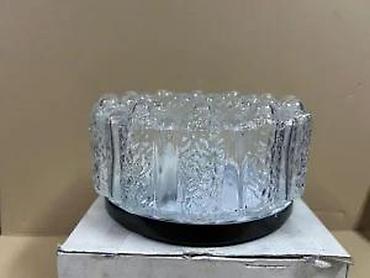 Stilske lampe: Stropna/zidna plafonjera sa staklenim difuzorom - Klasičan okrugli — 6