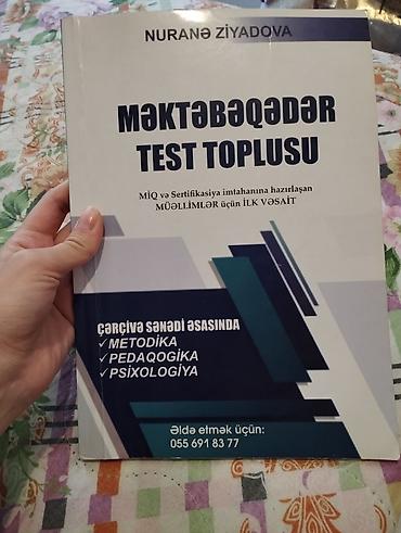Testlər: Məhsul: Məktəbəqədər müəllimlər üçün vəsait və test toplusu Müəllif — 2