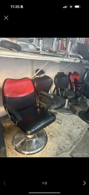 Salon, tibbi kreslolar: Saş kəsimi kreslosu
