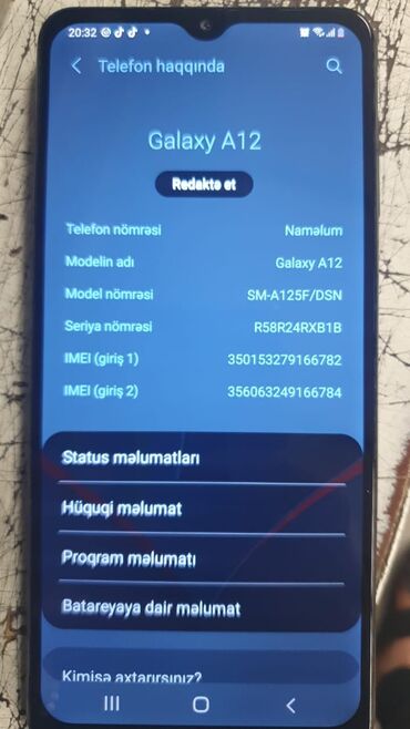 vfone moon a12 in Azərbaycan | SAMSUNG: Samsung | 4 GB rəng - Qara