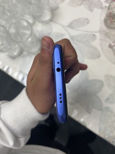 not 10 plus qiymeti: Xiaomi Redmi 9T, 64 GB, rəng - Göy, 
 Barmaq izi, Face ID