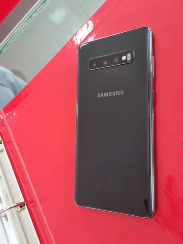 Elektronika: Samsung Galaxy S10 Plus | 128 GB | rəng - Bej | Barmaq izi, Face ID