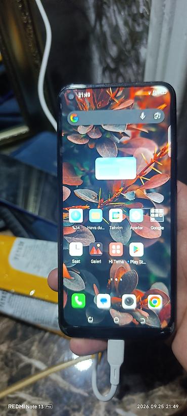 Мобильные телефоны: Tecno Camon 15, 128 ГБ, цвет - Голубой, Отпечаток пальца, Две SIM карты — 2