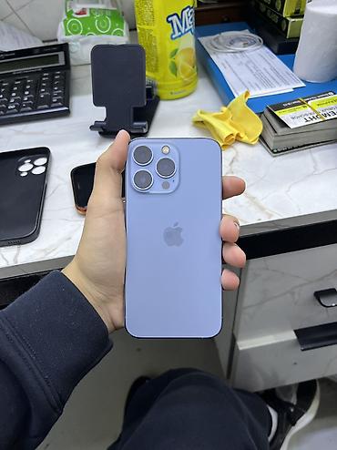 Мобильные телефоны и аксессуары: IPhone 13 Pro, Новый, 256 ГБ, Sierra Blue, Зарядное устройство, Защитное стекло, Чехол, 83 % — 1