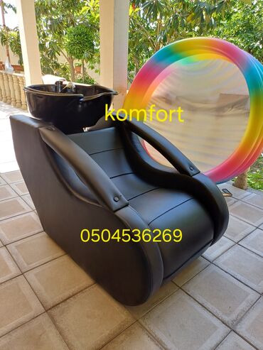 Salon, tibbi mebel dəsti: Gözəllik salonu üçün mebel dəsti Tərkib: - Saç yuma stolu: qara — 38