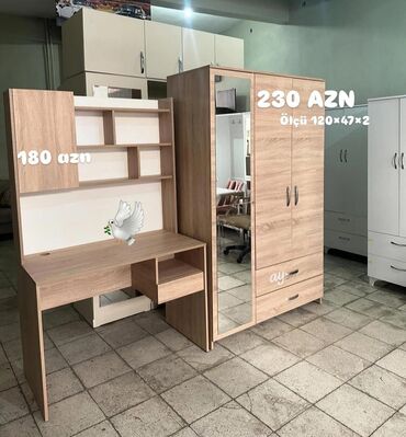 Masa və oturacaq dəstləri: Yeni, Düz dolab, Qarderob, paltar dolabı