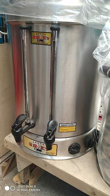 turk samovarı: Elektrikli samovar Üret ve Damla adlarda turk istehsali 50 litr 500 — 3