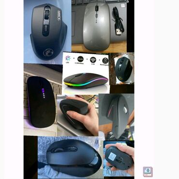 bluetooth mouse: Maus Wifi bluetooth səssiz Siçan şarj edilən batareyalı rəngli