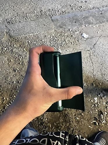 ofis levazimati: Qələm üçün sərt futlyar – yaşıl rəng - Material: sərt plastik + — 2
